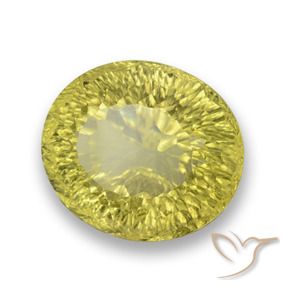 Quartzo amarelo médio Natural 29.40ct, oval, VVS