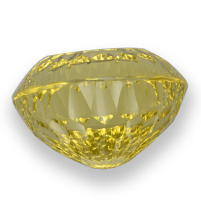 Quartzo Amarelo médio-escuro Natural 70.83ct, Corte Oval, VVS
