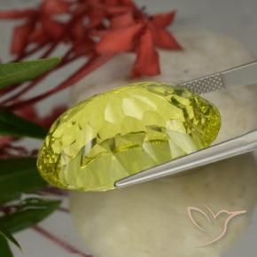Quartzo Milho amarelo Natural 37.08ct, oval, VVS