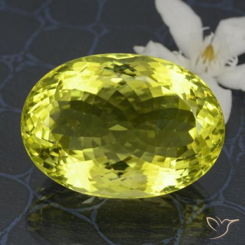 44.72ct Natural Limão amarelo Quartzo, oval, VVS-VS