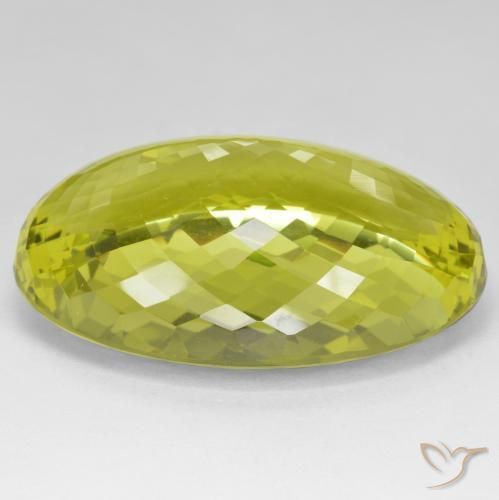 Quartzo amarelo vivo Natural 94.12ct, oval, VVS