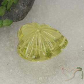 Quartzo Luz amarela Natural 15.29ct, Chique, Transparente
