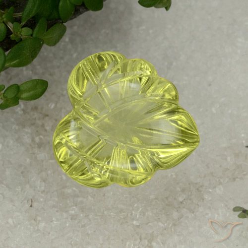 11.48ct Natural amarelo médio Quartzo, Chique, Transparente