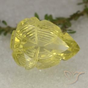Quartzo Luz amarela Natural 19.07ct, Chique, Transparente