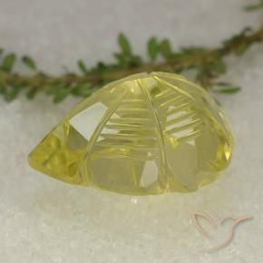 Quartzo Luz amarela Natural 19.07ct, Chique, Transparente