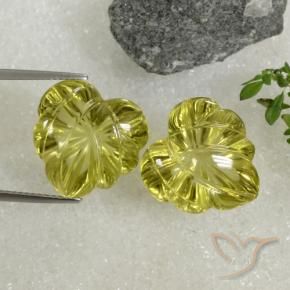 Pedras preciosas de Quartzo amarelo médio natural de 24.77 ct, Chique, Transparente