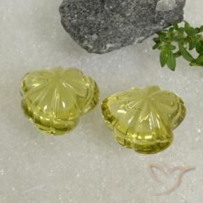 Pedras preciosas de Quartzo amarelo médio natural de 24.77 ct, Chique, Transparente