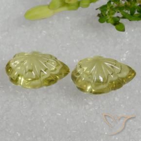 Pedras preciosas de Quartzo Amarelo claro natural de 9.50 ct, Chique, Transparente