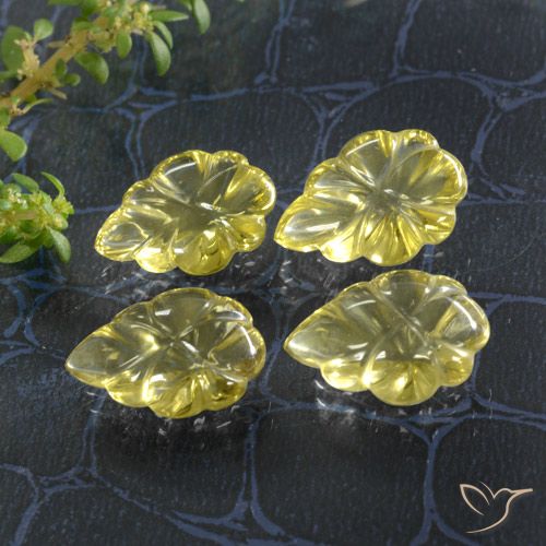 14.83ctw Natural Amarelo claro Quartzo, Chique, Transparente
