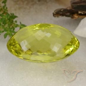 Quartzo amarelo vivo Natural 115.73ct, oval, VVS