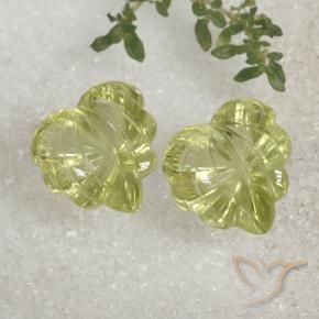 Pedras preciosas de Quartzo Limão amarelo natural de 19.94 ct, Chique, Transparente
