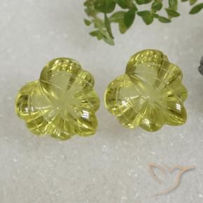 Pedras preciosas de Quartzo Amarelo esverdeado natural de 16.48 ct, Chique, Transparente