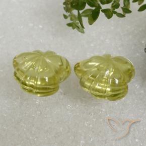 Pedras preciosas de Quartzo Amarelo esverdeado natural de 16.48 ct, Chique, Transparente