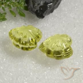 Pedras preciosas de Quartzo amarelo médio natural de 14.02 ct, Chique, Transparente