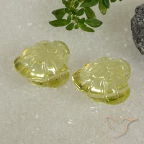Pedras preciosas de Quartzo Limão amarelo natural de 13.09 ct, Chique, Transparente