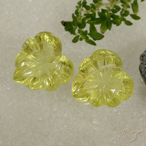 20.69ctw Natural Milho amarelo Quartzo, Chique, Transparente