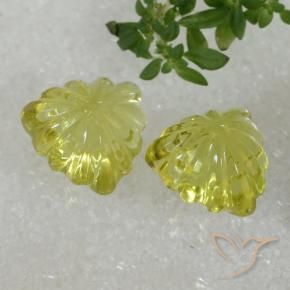 Pedras preciosas de Quartzo amarelo médio natural de 10.43 ct, Trilhão, Transparente