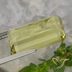 Quartzo amarelo médio Natural 8.20ct, Corte Octógono / Esmeralda, VVS-VS