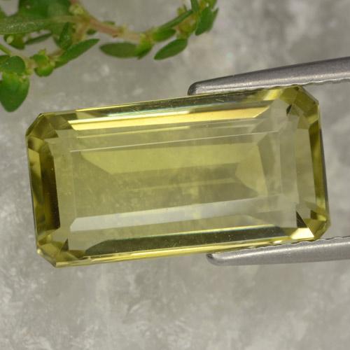 6.20ct Natural Amarelo Terroso Quartzo, Corte Octógono / Esmeralda, VVS-VS, Photo A