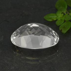 Quartzo Branco Natural 7.00ct, Corte Oval, VVS
