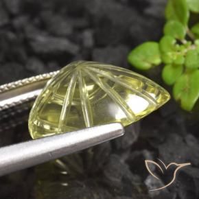 Quartzo Luz amarela Natural 9.06ct, Trilhão, Transparente