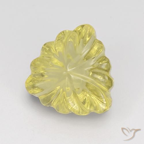 Quartzo Lagoa Amarela Natural 5.66ct, Trilhão, Transparente