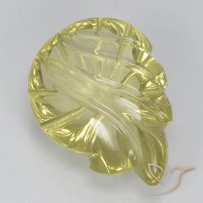 Quartzo Luz amarela Natural 9.19ct, Flor cortada, Transparente
