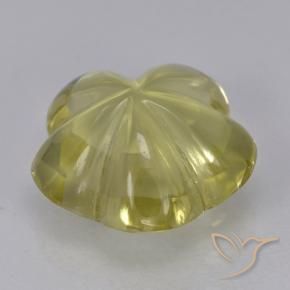 Quartzo Luz amarela Natural 3.23ct, Flor cortada, Transparente