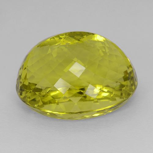Quartzo Abelha Amarela Natural 54.44ct, oval, IF