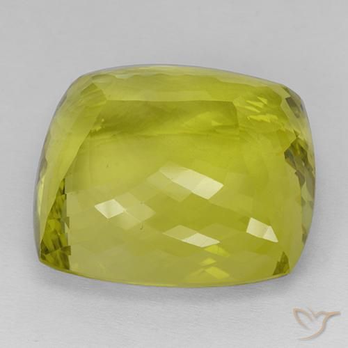 Quartzo Milho amarelo Natural 73.08ct, Almofada, IF