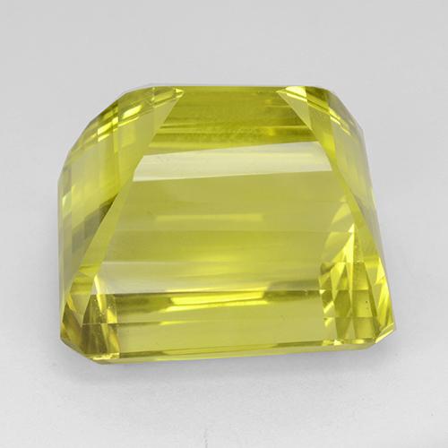 Quartzo amarelo natural 47,73ct, corte esmeralda, IF