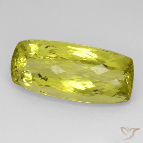 Quartzo Milho amarelo Natural 46.05ct, Almofada, IF