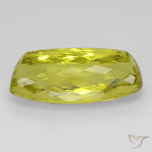 Quartzo Milho amarelo Natural 46.05ct, Almofada, IF