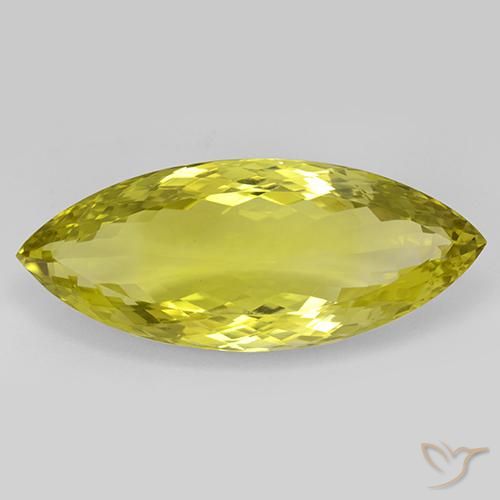 57.97ct Natural Milho amarelo Quartzo, Marquesa, IF