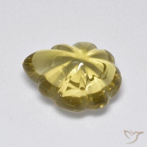 Quartzo amarelo médio Natural 4.52ct, Chique, Transparente
