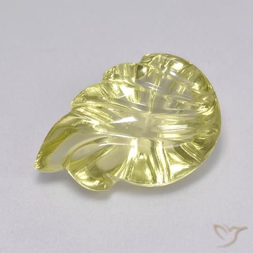 Quartzo Amarelo Abacaxi Claro Natural 5.09ct, Chique, Transparente