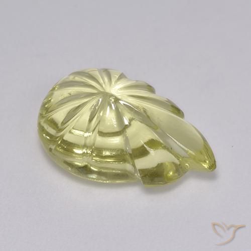 Quartzo Amarelo Abacaxi Claro Natural 5.09ct, Chique, Transparente