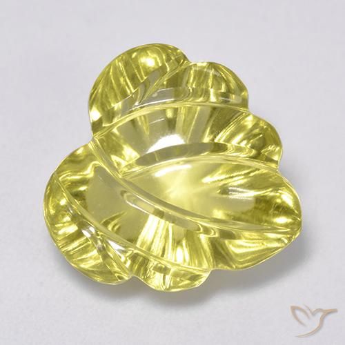 7.36ct Natural Luz amarela Quartzo, Chique, Transparente