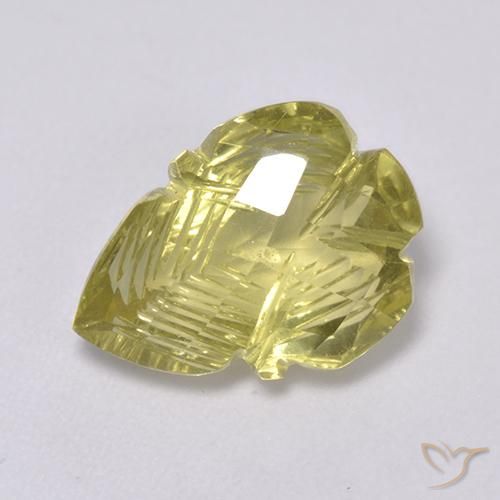 4.19ct Natural Luz amarela Quartzo, Chique, Transparente
