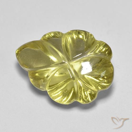 Quartzo amarelo médio Natural 6.15ct, Chique, Transparente