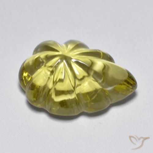 Quartzo amarelo médio Natural 6.15ct, Chique, Transparente