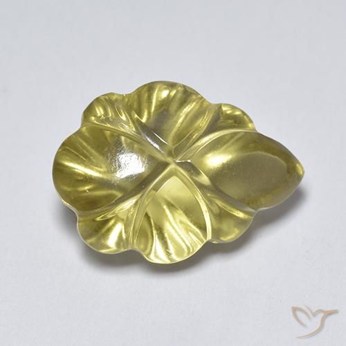 Quartzo Amarelo Dourado Claro Natural 5.10ct, Chique, Transparente
