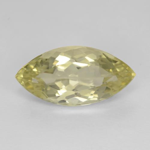 Quartzo amarelo natural 5,31ct, marquise, VVS-VS