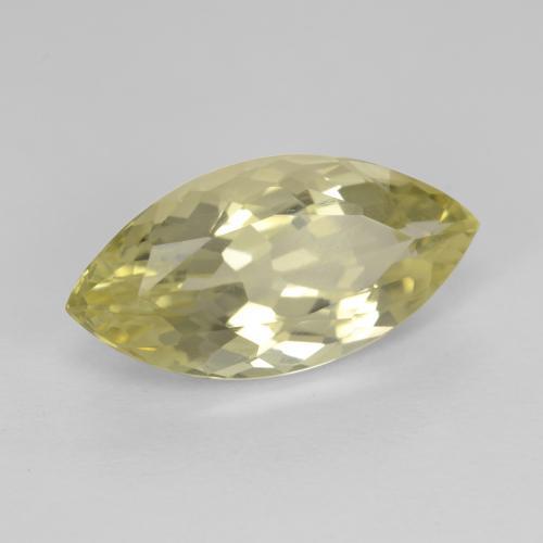 Quartzo amarelo natural 5,31ct, marquise, VVS-VS