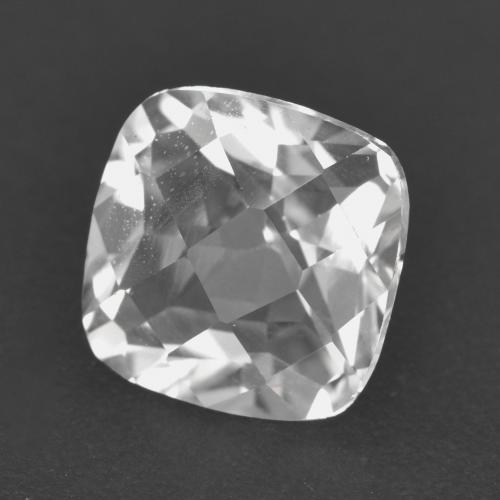 Quartzo Branco Natural 2.63ct, Almofada cortada, VVS-VS