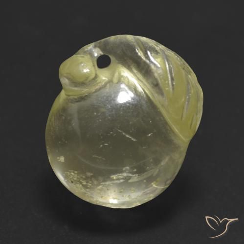 10.58ct Natural Amarelo claro médio Quartzo, Chique, Transparente