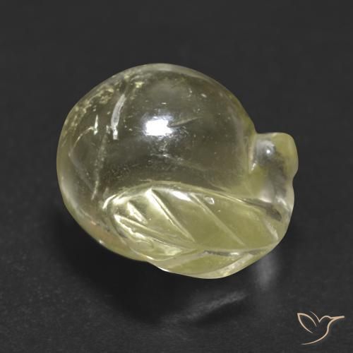 Quartzo Amarelo claro médio Natural 10.58ct, Chique, Transparente