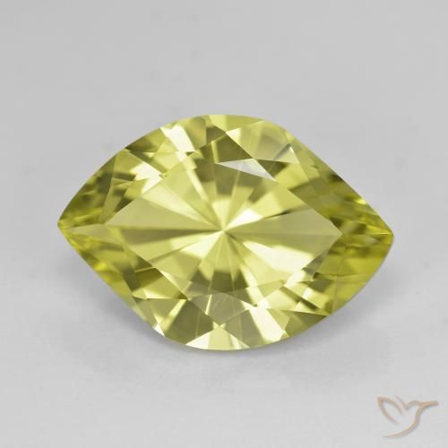 6.99ct Natural Luz verde Quartzo, Marquesa, VVS