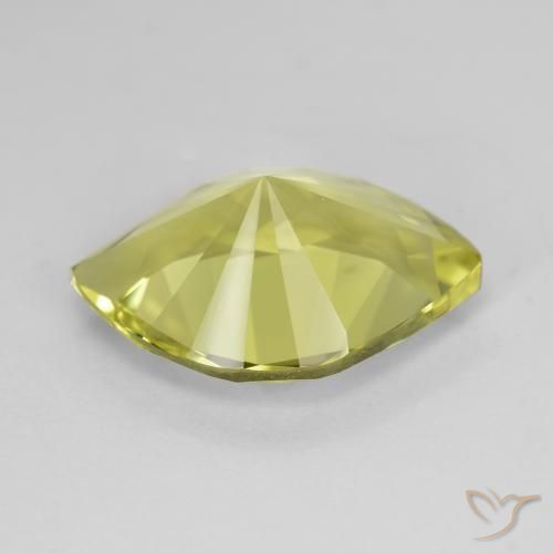 Quartzo Luz verde Natural 6.99ct, Marquesa, VVS