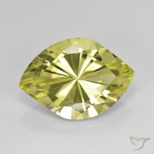6.98ct Natural Luz verde Quartzo, Marquesa, VVS